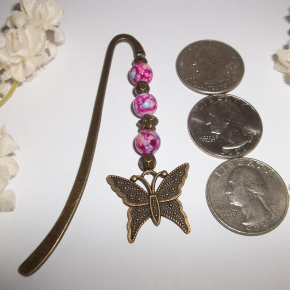 New! Bookmark Butterfly Boho Bookmarker Book Mark Marker Gift Idea Reading 8209 - Picture 4 of 8